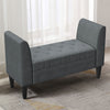 Window Sofa End Velvet Lift Up Ottoman Storage Bench Chest Bed Blanket Toy Box