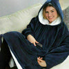 UK-Hoodie Blanket Oversized Ultra Plush Comfy Sherpa Giant Big Hooded Sweatshirt