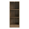3 Tier Medium Narrow Wooden Bookcase Shelving Unit Living Room Office Storage