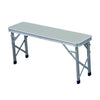 3pc Picnic Table Bench Set Foldable Portable Outdoor Garden BBQ Aluminum Alloy