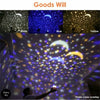 LED Rotating Light Projector Star Moon Sky Room Night Mood Lamp Light Baby Kids