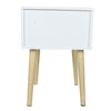 2 Drawers Wooden Bedside Table Cabinet Nightstand Side Storage Bedroom Furniture