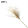 100/50 Pcs Wedding Dried Reed Bundle Pampas Grass Bouquet Flower Party Decor.