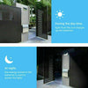 4X 100LED Solar Power PIR Motion Sensor Wall Lights Outdoor Garden Security Lamp
