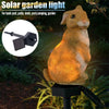 LED Solar Powered Garden Lights Owl Animal Rabbit Lawn Ornament Waterproof Lamp