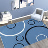 Modern Grey Blue Rugs Mat Large Small Living Area Soft Thick Hallway Runner