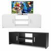 Modern TV Cabinet Stand Unit Wooden Media Storage Space Shelves W/ Doors Drawer