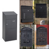 Parcel Delivery Box Lockable Drop Box Outdoor Package Letter Holder Container