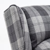 Recliner Armchair Retro Wingback Fabric Fireside Chair Sofa Upholstery Lounger