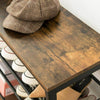 HOOBRO Shoe Rack 4-Tier Shoe Shelf Storage Organizer Unit with 3 Mesh Shelves