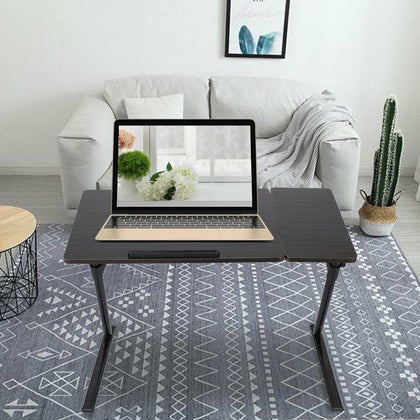 Folding Laptop Bed Table Trolley Stand Tray Adjustable Height PC Computer Desk