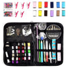 200 Piece Mini Sewing Kit Thread Scissor Tape Pins Thimble Needle Travel Home