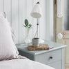 Bedside Chest Side Table with Drawers Cabinet Camille Grey