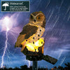 LED Solar Powered Garden Lights Owl Animal Rabbit Lawn Ornament Waterproof Lamp