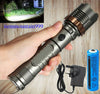 High Powered LED Tactical Torch Ultra Bright 990000lm Flashlight Rechargeable T6