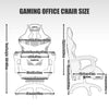 Racing Gaming Computer Office Chair Adjust Swivel Recliner Leather w/Footrest UK