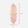 Genuine Sheepskin Rug | Real Luxurious Soft Sheep Fur | Pink 180 x 60cm