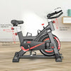 Black Exercise Bike Home Gym Bicycle Cycling Cardio Fitness Training Indoor Use