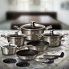 Berlinger Haus 15 Pc Cookware Set Aluminium Non Stick Pots Pans Induction Tools