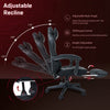 Office Gaming Chair Massage Racing Recliner Executive PC Seat with Footrest Home