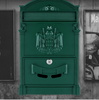 Large Retro Mailbox Wall Mounted Post Box Letterbox Outdoor Lockable With 2 Keys