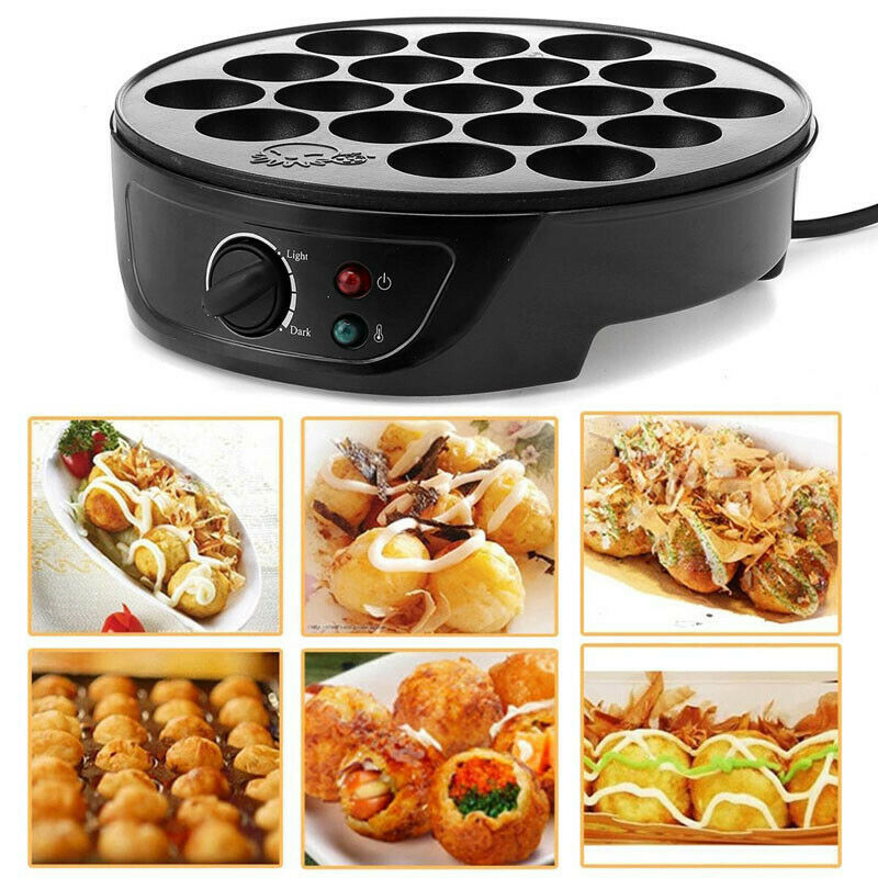 Electric Takoyaki Maker Octopus Ball Grill Pan Household Baking Machine New