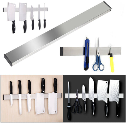 40CM MAGNETIC KNIFE HOLDER WALL MOUNTED KITCHEN UTENSIL RACK STORAGE STRIP