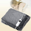Electric Heated Over Throw Blanket Washable Soft Fleece w/ Monitor Warm Mattress