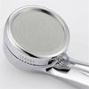 Chrome jet Water Shower Head Super Low Pressure Boosting Bath Saving Pinhole Abs