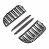 Auto Kidney Grille Gloss Black Double Slat for BMW E90 E91 05-08 Style UK Stock