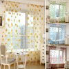 Sunflower Net Voile Window Curtains Sheer Tulle Drape Panel Home Ornament 1Pc UK
