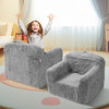 Kids Armchair Kids Sofa with High-density 25D Toddler Chair Sherpa Fabric