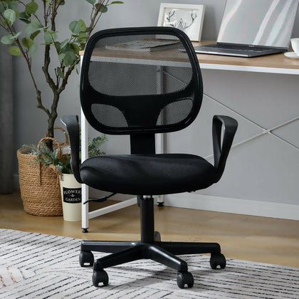 Adjustable Office Chair Back Support Swivel Lift Chair Computer Desk Task Chairs