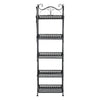 5 Tier High Kitchen Bathroom Bookshelf Storage Unit Shelf Organiser Plant Stand