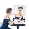 Illuminated LED Lights Make Up Vanity Mirror with Bluetooth Speakers USB Port