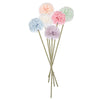 6PCS Artificial Dandelion Flower Silk Hyacinth Flower Wedding Home Decorations