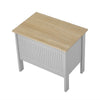Ottoman Toy Box Chest Wooden Storage Blanket Bedding Trunk Cabinet UK