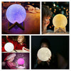 16 Colour Moon Galaxy Lamp USB Night Light Kids Dimmable LED 3D + Remote Control