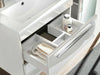 Modern White Gloss Bathroom Wall Hung Storage Cabinet Door Unit Soft Close Twist