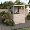 Outdoor Bar Shed Serving Hatch Pressure Treated Wooden Garden Home Pub House UK