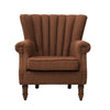 Chesterfield Button Wingback Fabric Armchair Studs Chair Orthopedic Luxury Seat
