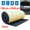 1m*5m 3mm Closed Cell Foam Thick Car Sound Deadening Thermal Insulation Adhesive