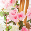 Artificial cherry flowers fake blossoms flower garland ivy hanging vine decor