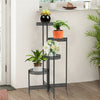 Strong 3/4 Tier Plant Stand Folding Nesting Plant Holder Vintage Garden Patio De