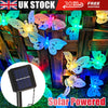 Garden Solar Powered Butterfly Fairy String LED Lights Waterproof Party Outdoor