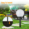 Large Jumbo Outdoor Garden White LED Ball Solar Light Lamp Giant Globe Post UK