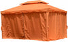 Large Gazebo 4x3 Orange Patio Tent Waterproof Garden Marquee Outdoor Shelter