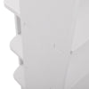 6-Tiers Multi Function Wooden Shoe Cabinet Storage Rack Shelf White