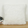 White Fur Fluffy Plush Throw Pillow Cases Shaggy Soft Chair Sofa Cushion Cover