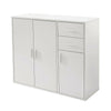 Modern White Sideboard Cabinet Cupboard Storage Furniture With Drawers & Doors